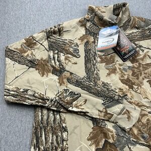 Duofold Thermal Turtleneck Shirt RealTree Camo Adult Large Hunting NEW